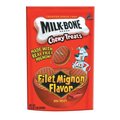 Milk-Bone Chewy Treats Filet Mignon Flavor Biscuit For Dogs 5.6 oz 64490011